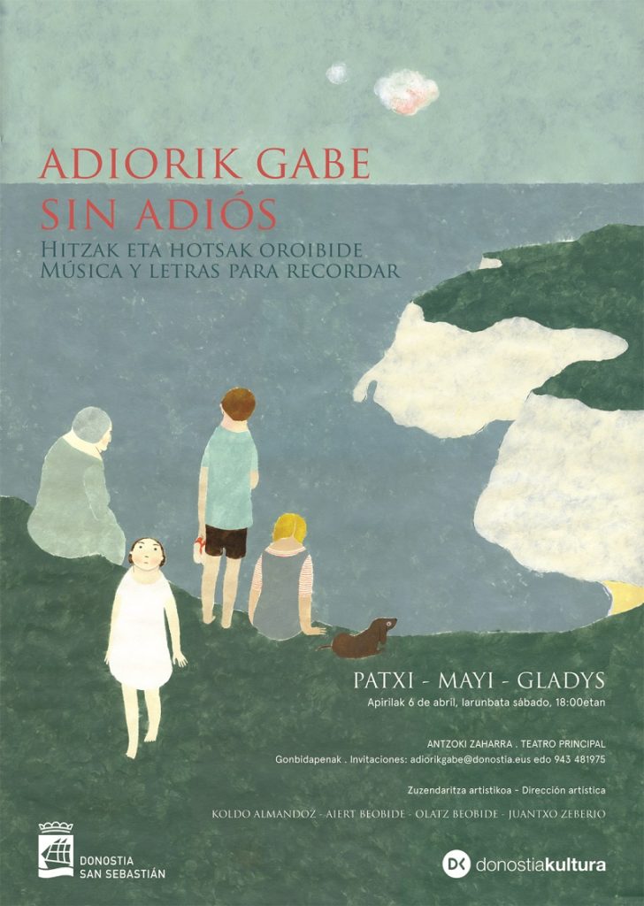 Adiorik gabe kartela ‘Sin Adiós’ recordará a las víctimas Francisco Arratibel, José M. Elicegui y Gladys del Estal