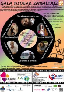 Bideak2 210x300 - Una gala en el Teatro Principal para conocer mejor a Bizibide, Bihotzez, Agiac y Agisas