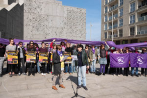 DSCF3272 8M: Donostiako Feministak instan a participar en la jornada reivindicativa que comenzará en la cárcel
