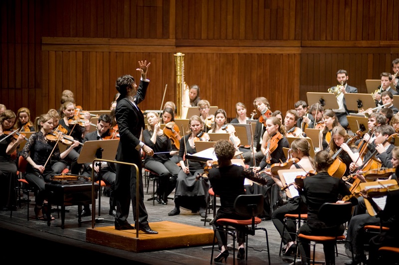 Imagen de la orquesta vienesa que actuará con los Orfeones. Foto: Gustav Mahler Jugendorchester.