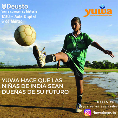 indias Jóvenes indias de la escuela Yuwa hablarán mañana de esperanza y futuro en Deusto Donostia