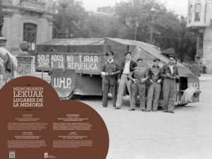 60x80 Azulejos Donostia def 2 1 Donostia señala en sus calles cinco lugares representativos de la Guerra Civil y la dictadura