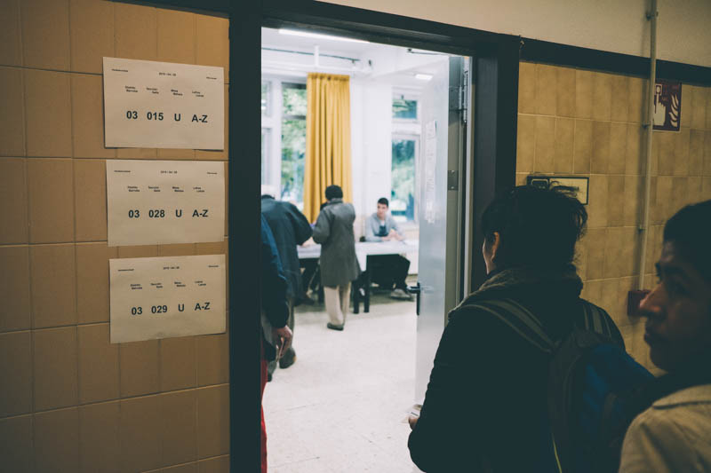 Elecciones generales en Donostia. Foto: Santiago Farizano