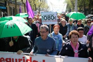 DSCF9004 800x533 300x200 - Los pensionistas vuelven a tomar las calles en Donostia