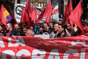 DSCF4515 800x533 Reivindicaciones en Donostia con la precariedad laboral en la mira