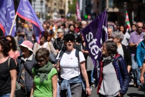 DSCF4518 800x533 Reivindicaciones en Donostia con la precariedad laboral en la mira