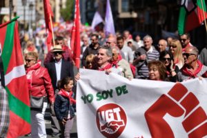 DSCF4523 800x533 Reivindicaciones en Donostia con la precariedad laboral en la mira