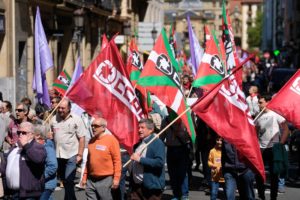 DSCF4524 800x533 Reivindicaciones en Donostia con la precariedad laboral en la mira