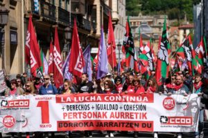 DSCF4525 800x533 Reivindicaciones en Donostia con la precariedad laboral en la mira