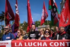 DSCF4526 800x533 Reivindicaciones en Donostia con la precariedad laboral en la mira