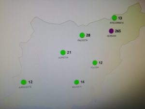 Hernani Eguzki Eguzki alerta sobre una emisión de dióxido de azufre en Hernani