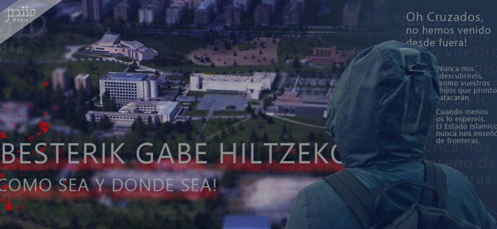 Se difunde en las redes una supuesta amenaza yihadista escrita en euskara 10 besterik gabe Se difunde en las redes una supuesta amenaza yihadista escrita en euskara