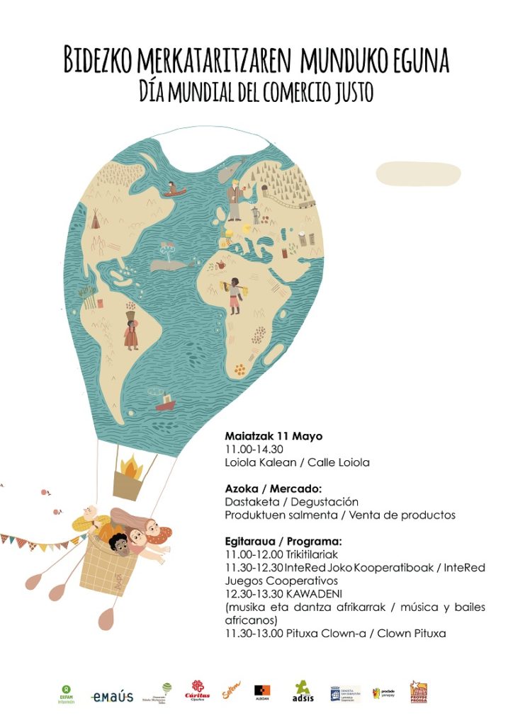 El Día Mundial del Comercio Justo tendrá huella mañana en la calle Loiola 3 comercio justo 1 El Día Mundial del Comercio Justo tendrá huella mañana en la calle Loiola