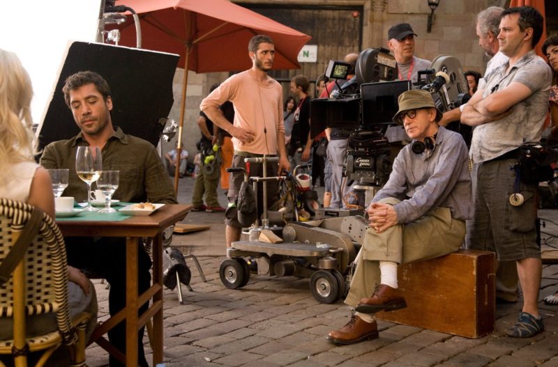 Rodaje de Woody Allen con Javier Bardem. Foto: Mediapro