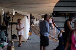 2019 0723 08324900 800x533 La Concha, hermoso escenario para Woody Allen en una mañana cinematográfica