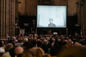 DSCF6522 Velada para recordar en el Buen Pastor con Juana de Arco y el organista Mossakowski