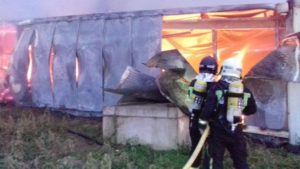 Getaria Incendio2 Incendio en una quesería de Getaria