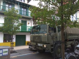 IMG 20190820 WA0005 Un avión militar de EEUU en Hondarribia como prólogo al G7