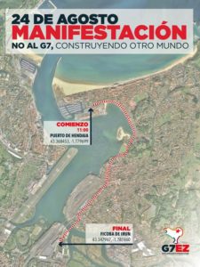 mani G7 La 'contracumbre' toma forma ya en respuesta al encuentro del G7 en Biarritz