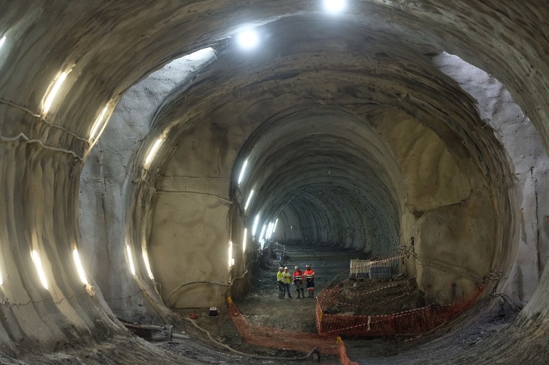2019 0902 11085300 Obras del Topo: El túnel de Miraconcha y el de la Avenida de Zarautz ya son uno