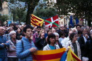 DSCF7386 La sentencia del procés tiene eco en el Boulevard donostiarra