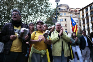 DSCF7421 La sentencia del procés tiene eco en el Boulevard donostiarra