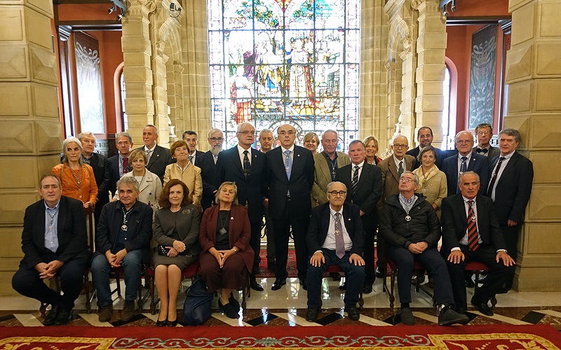 Euskaltzaindia finaliza la celebración de su centenario en la Diputación gipuzkoana.