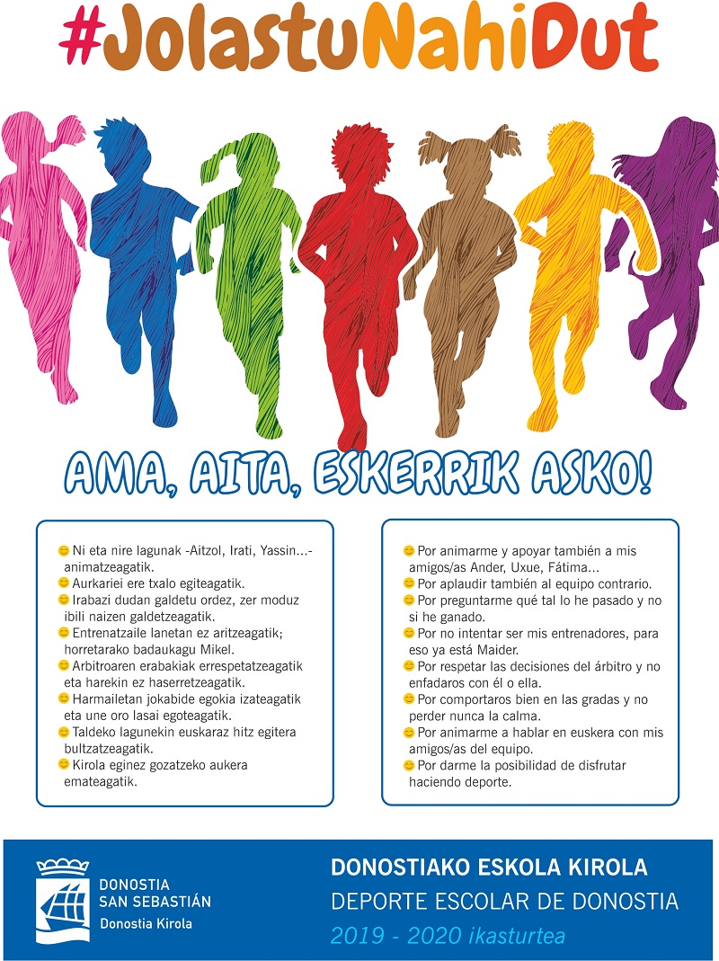 Eskola Kiroleko lehiaketari asteburu honetan emango zaio hasiera Donostian 1 deporte escolar Eskola Kiroleko lehiaketari asteburu honetan emango zaio hasiera Donostian