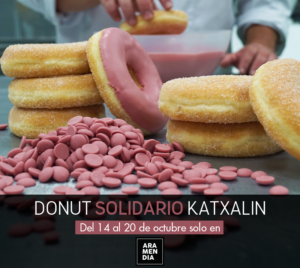 donut solidario Katxalin Cáncer de mama: La batalla que se gana año tras año
