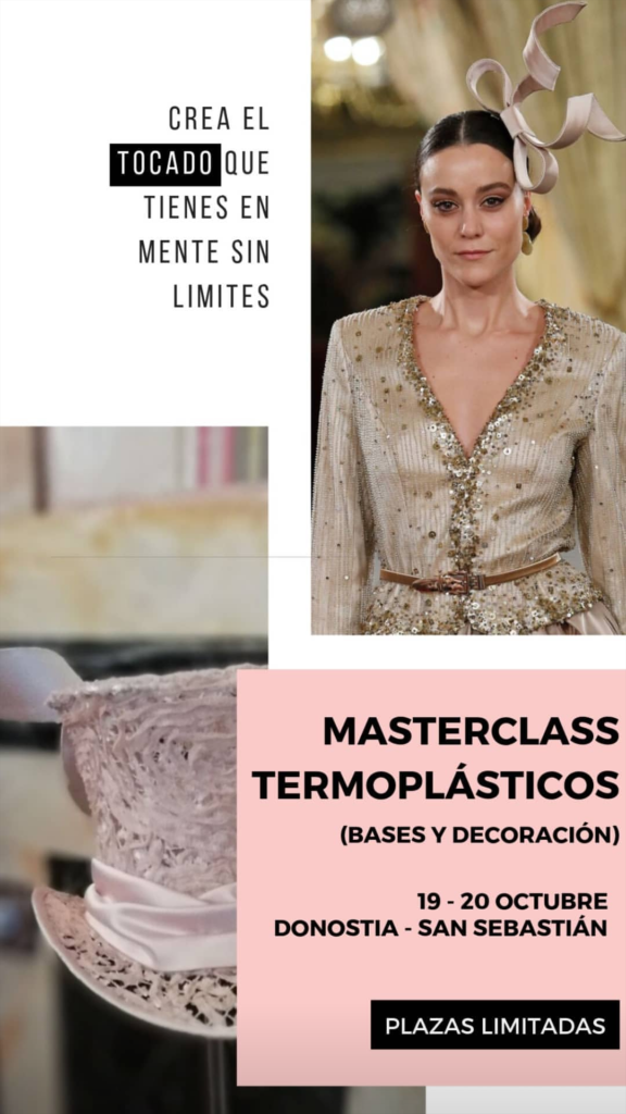 sombrerera La maestra sombrerera Mar Balmón impartirá una masterclass de termoplásticos en Donostia