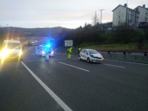 P00129 083327 800x600 1 Accidente sin heridos entre varios vehículos en la GI-636 (Pasai Antxo)