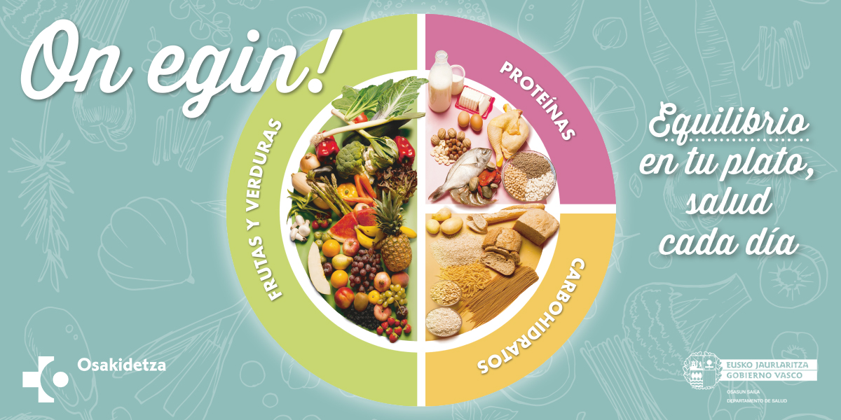 plato saludable Un plato "saludable" para prevenir el sobrepeso y la obesidad de los niños