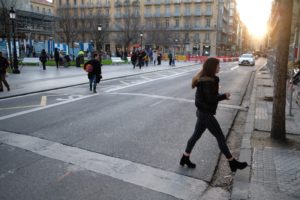2020 0201 18593900 800x533 1 "El corte en la calle San Martín ha funcionado", valoran desde Movilidad