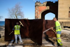 2020 0206 14385800 800x533 1 El Palacio Miramar abraza ya el Pentágono de Richard Serra