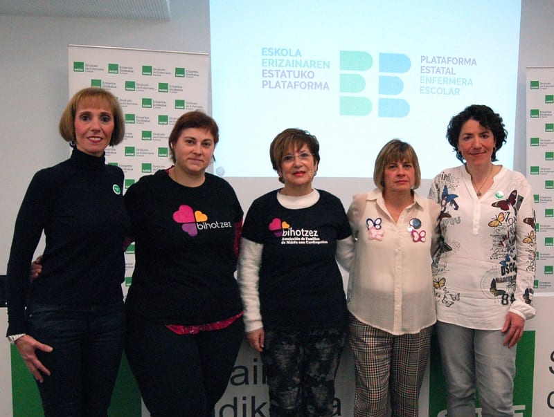 enfermera escuela Objetivo: Una enfermera en cada colegio e instituto de Euskadi