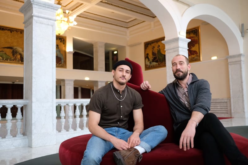 Victor Fernádez e Igor Calonge, directores de "Reverso". Foto: Santiago Farizano