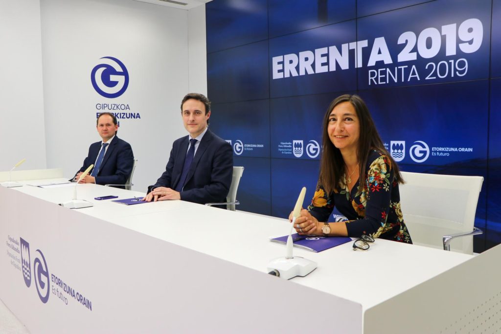 errenta kanpaina 2020 2 La recaudación en Gipuzkoa desciende cerca de un 20% hasta julio