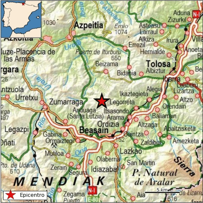 Gipuzkoa sufre dos terremotos imperceptibles en las últimas horas 1 Itsasondo terremoto Gipuzkoa sufre dos terremotos imperceptibles en las últimas horas