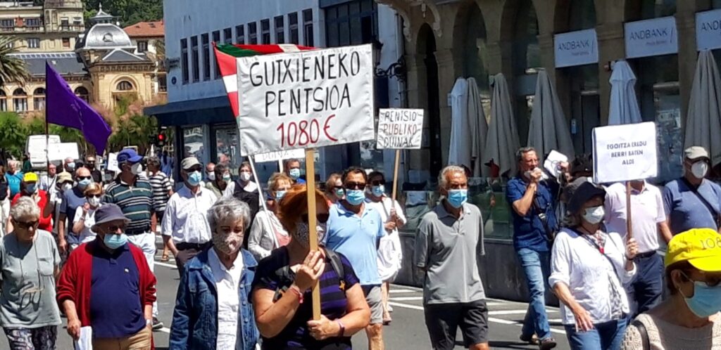 pensionistas 22 junio Los pensionistas vascos acudirán a Lakua el viernes y mantienen sus reivindicaciones