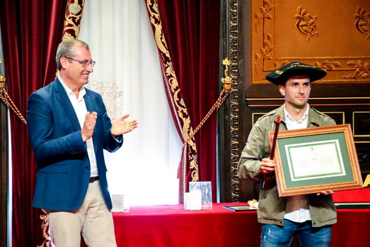 Premio a la sidrería Zapiain. Foto: Diputación Foral de Gipuzkoa