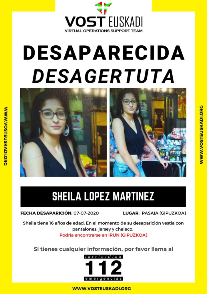 IMG 20200710 WA0012 Desaparecida una joven de 16 años el martes en Pasaia