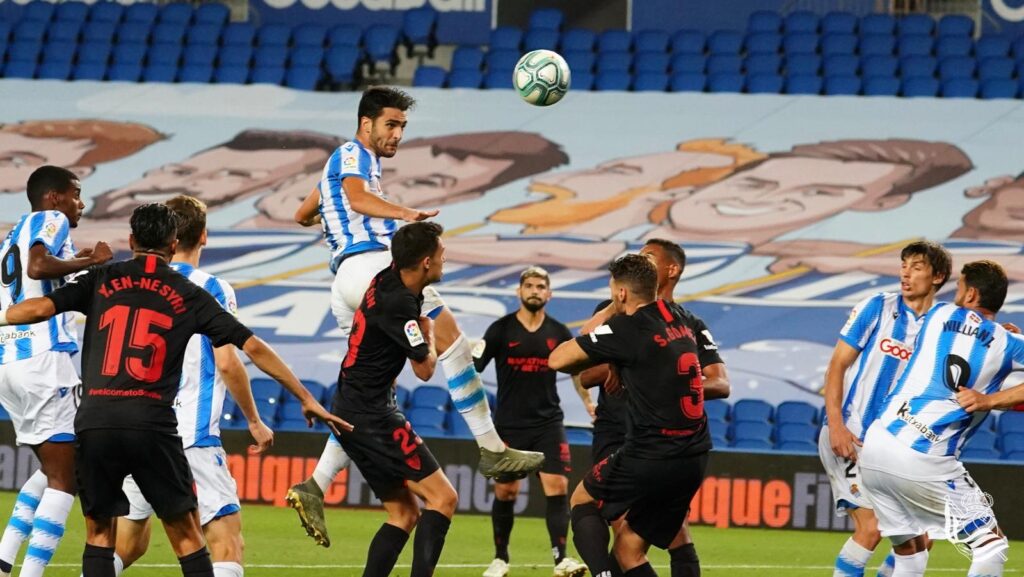 Real Sevilla Buen empate de la Real Sociedad frente al Sevilla (0-0)
