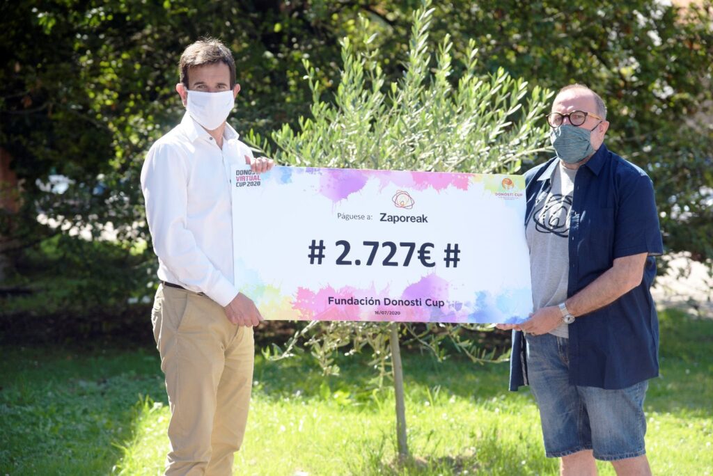 donosti cup Donosti Cup destina a Zaporeak los 2.727 euros de sus goles virtuales