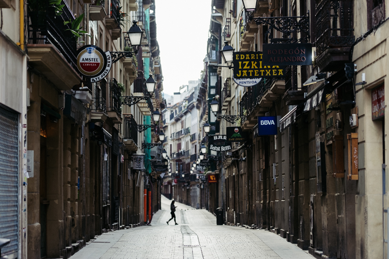 Parte Vieja de Donostia. Foto: Santiago Farizano