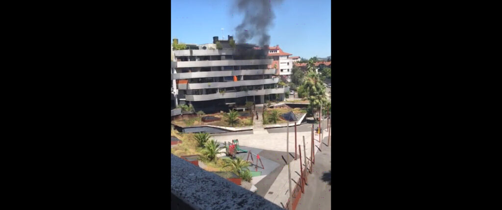 incendio2 Incendio en una terraza de Zizurkil