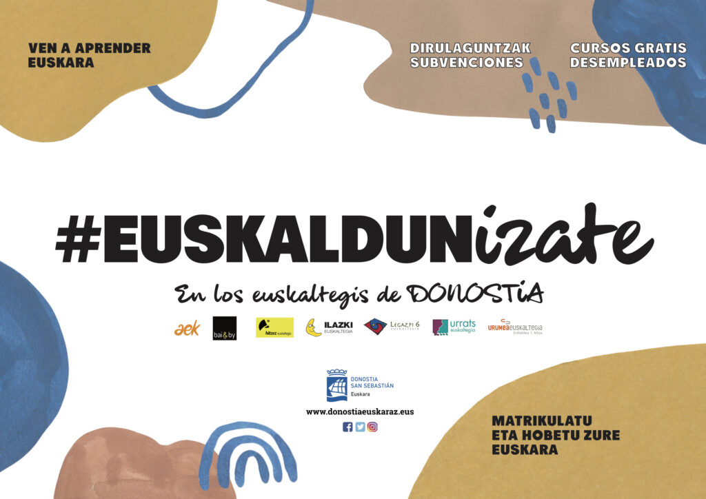 Eg RHsFX0AA6TEy Abierta la inscripción en los euskaltegis de Donostia