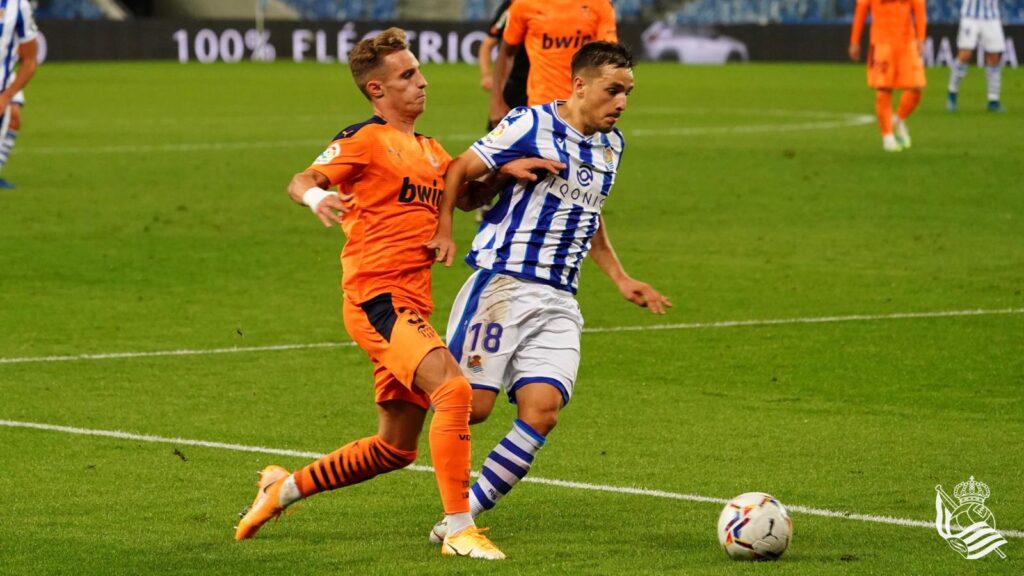 Real Sociedad: Primera derrota de la temporada ante el Valencia 2 Real Valencia Real Sociedad: Primera derrota de la temporada ante el Valencia