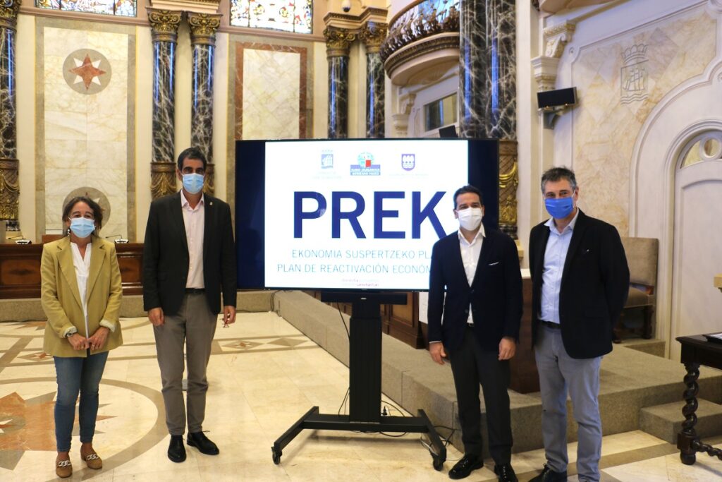 Donostia cuenta con 5,2 millones para la II fase del Plan de Reactivación Económica 2 PREK2 Donostia cuenta con 5,2 millones para la II fase del Plan de Reactivación Económica