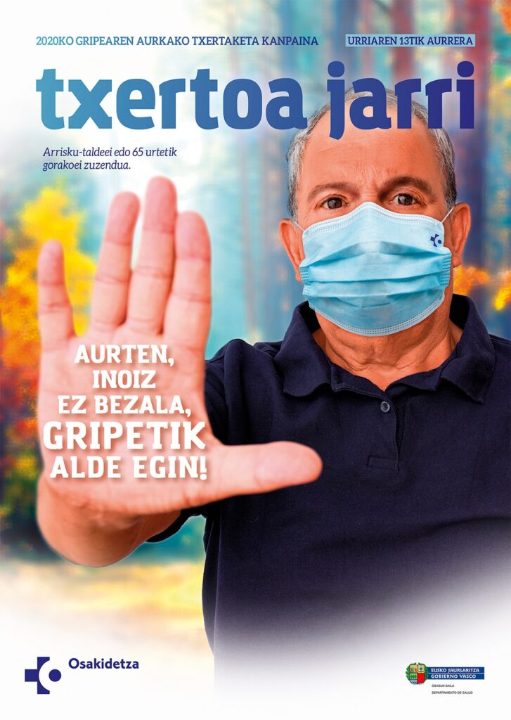 txertoa jarri Más de 240.500 personas se han vacunado ya en Euskadi para prevenir la gripe