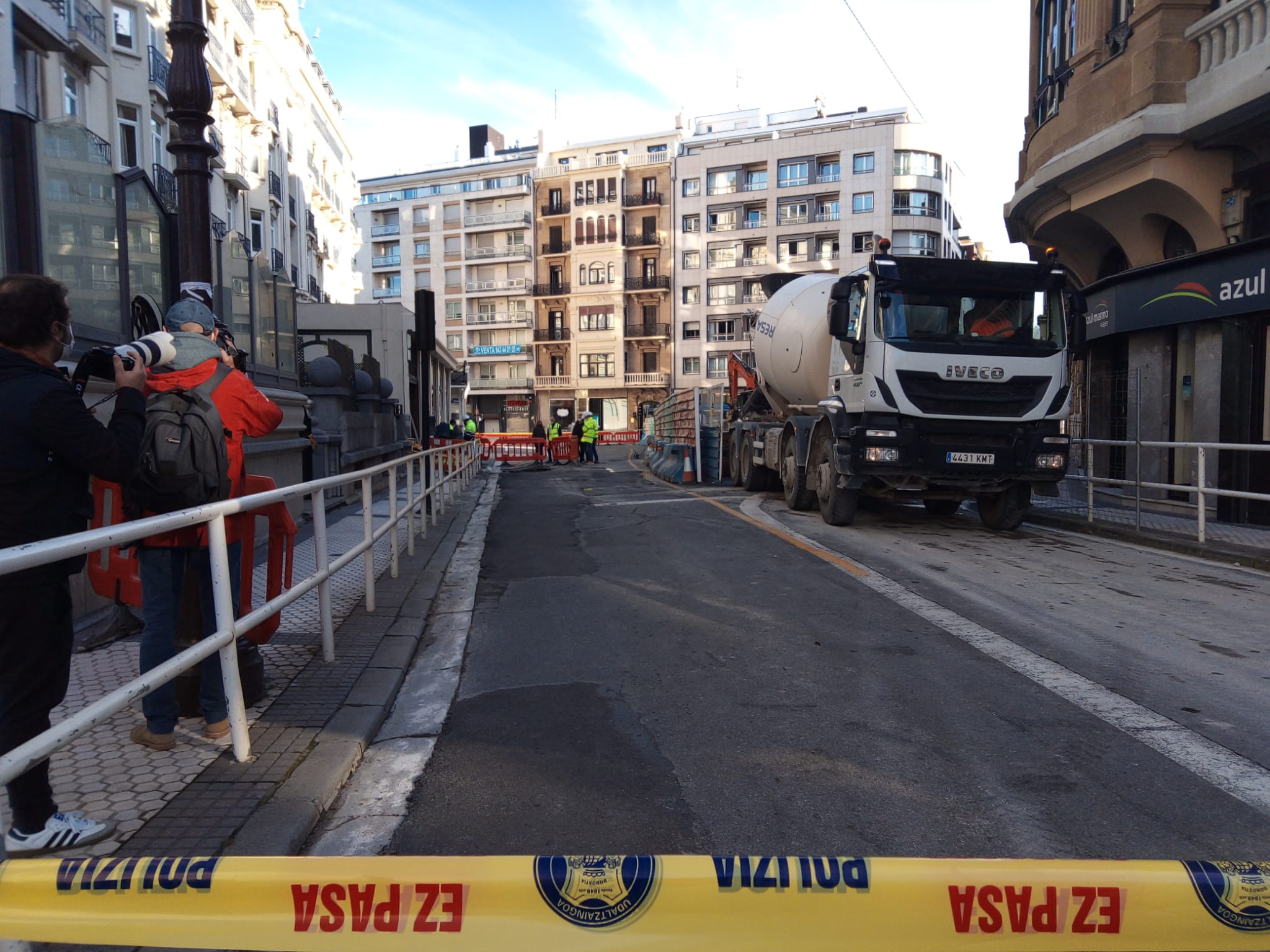 Las obras del Metro no pueden con la calle Zubieta 3 Zubieta Las obras del Metro no pueden con la calle Zubieta